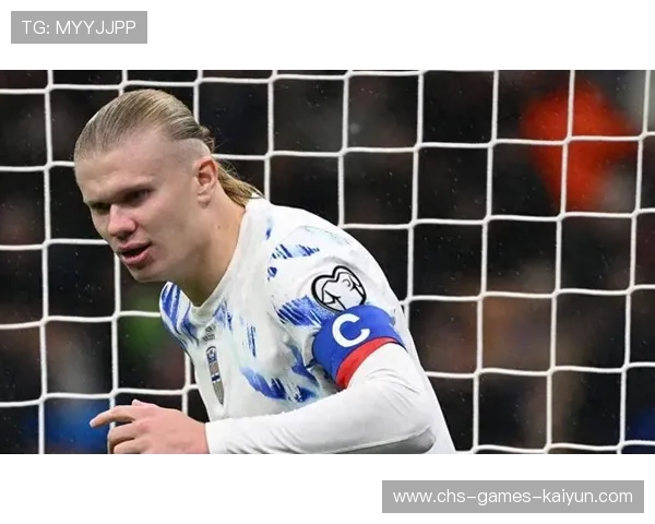 哈兰德强突后膝射门，挪威前场高效收割机会